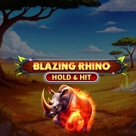 Blazing Rhino Hold and Hit με άγριο ρινόκερο